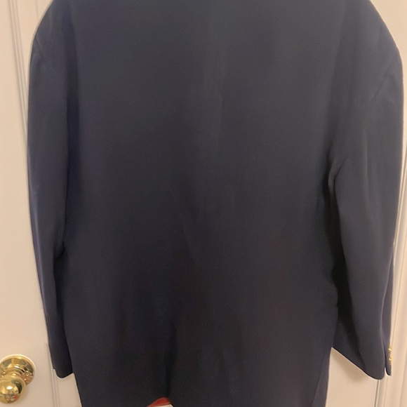 Vintage Versace Jeans Couture Navy Men Coat Blazer size 40 - Picture 5 of 9